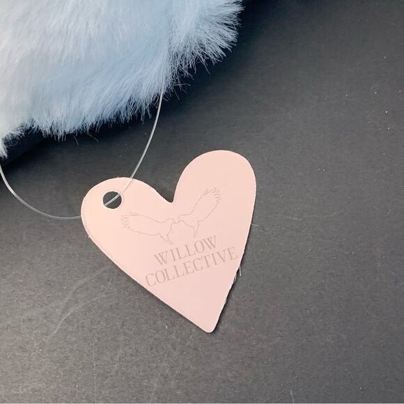 Willow Collective White Faux Fur Slippers - Picture 3 of 5